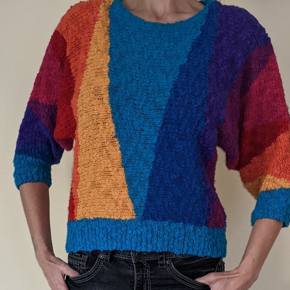 Vintage Gitano knit sweater M - Picture 2 of 5